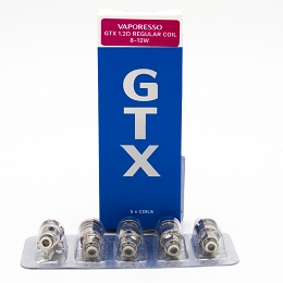 E LIQUIDE PACK DE 5 RESISTANCES GTX 1.2OHM PM80 VAPORESSO