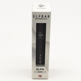 E LIQUIDE BATTERIE ELFA 500MAH:Black//