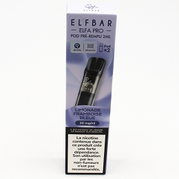 E LIQUIDE PACK DE 2 PODS ELFA PRO  2ML:Limonade Framboise Bleu/