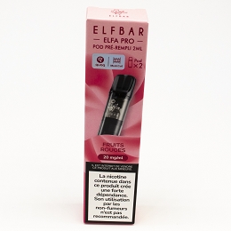  PACK DE 2 PODS ELFA PRO  2ML<br>Fruit rouge 