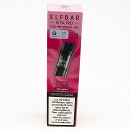 Elf Bar PACK DE 2 PODS ELFA PRO  2ML<br>Fraise Glacée