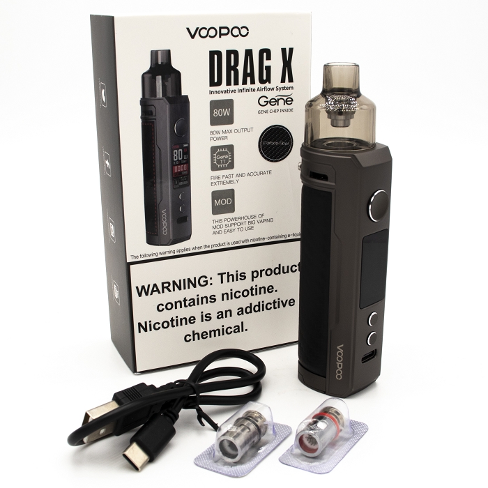 Voopoo pack kit drag x pod 80w 4.5ml galaxy carbon carbon2966701_5