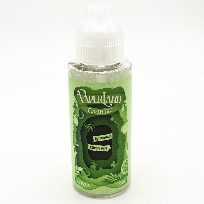Airmust premium paperland 100 ml green fizz