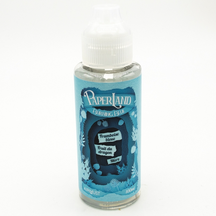 Airmust premium paperland 100 ml burning blue