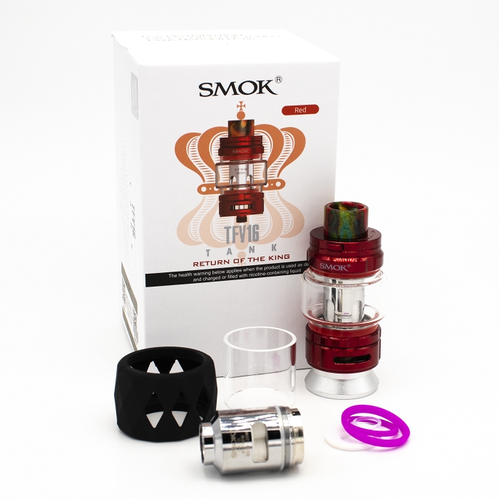 Smoke clearomizer clearomiseur tfv16 9ml rouge3529504_2