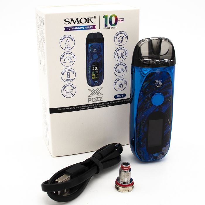 Smoke pod kit pozz x 1400 mah bleu6001302_4
